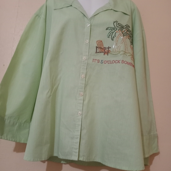 RAINBOW  WOMEN  BLAUSE  PLUS SIZE 2XL - Picture 1 of 9